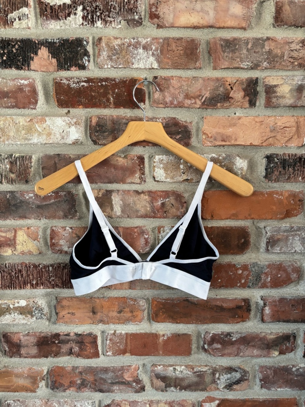 Negative Ribbed Triangle Bralette, Size 3 - Picture 3 of 6